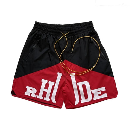 Letter Print Hip-Hop Beach Shorts