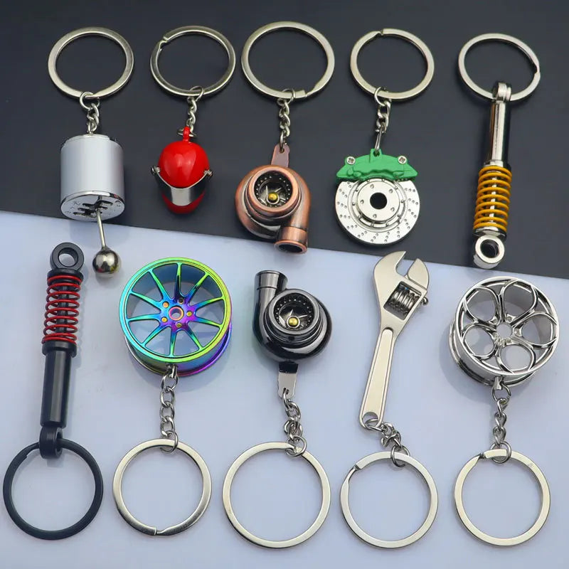 Creative Gear Head Keychain Speed