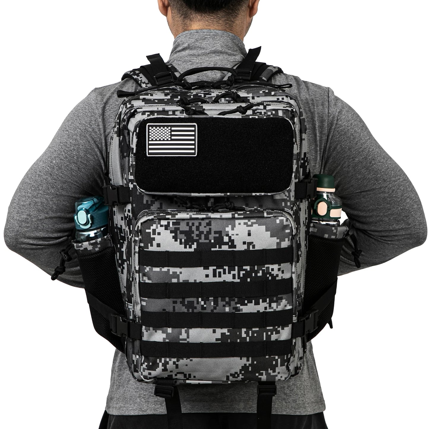 Tactical Molle Backpack with Bottle Holder