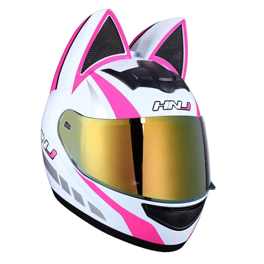 Cat Ear Full-Face Helmet