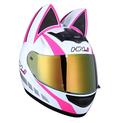 Cat Ear Full-Face Helmet