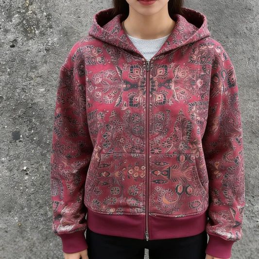 Floral Hooded Jacket
