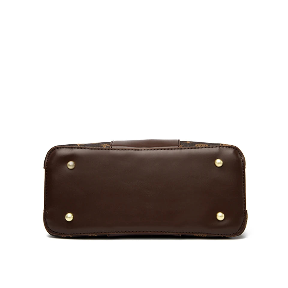 Microfiber Leather Crossbody Tote