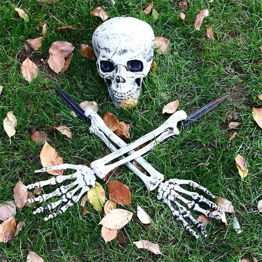 Skeleton Head and Arm Props