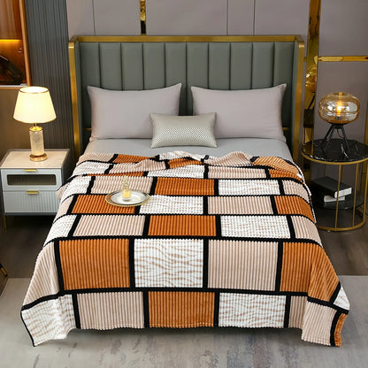 Plaid Flannel Fleece Blanket