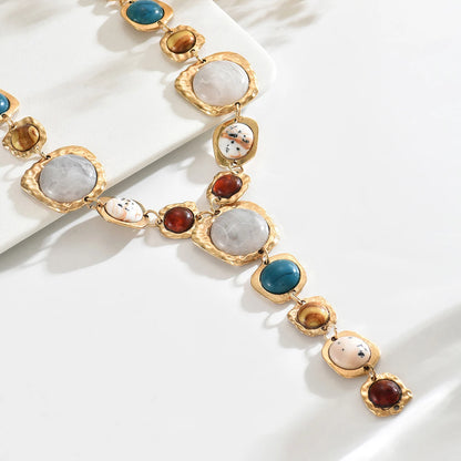 Vintage Y-Shaped Long Necklace