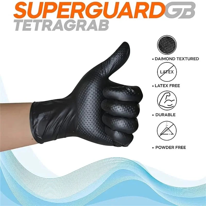 8-Mil Diamond Textured Gloves