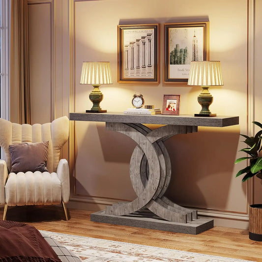 Wooden Accent Hallway Table