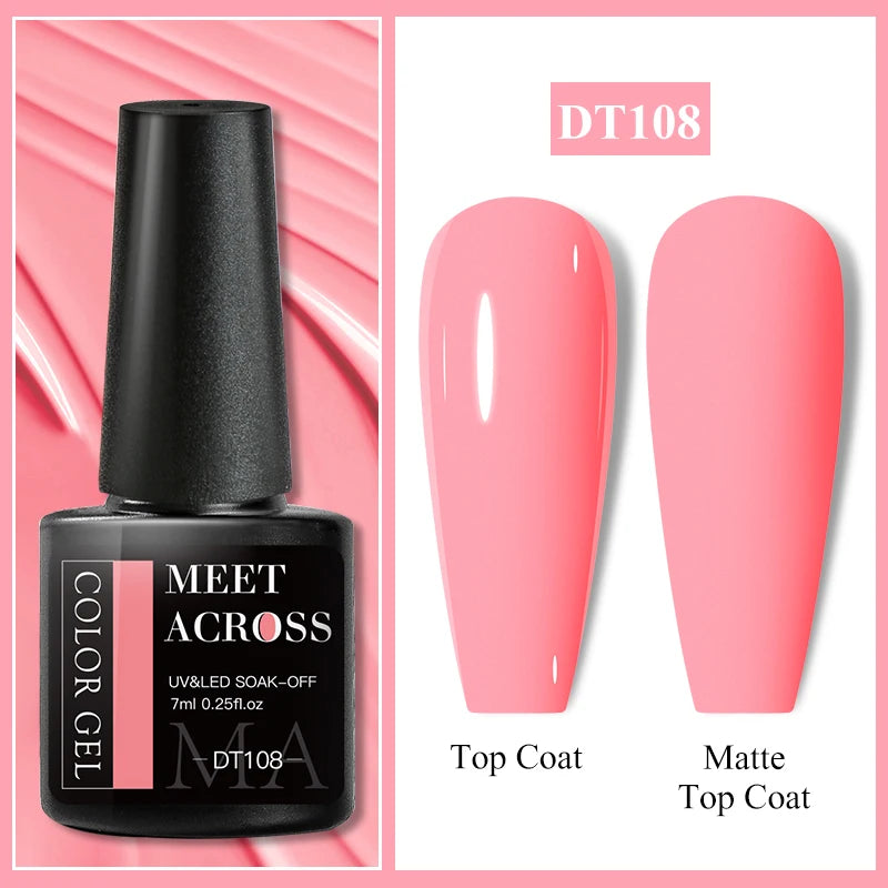 MEET ACROSS Matte Gel Polish