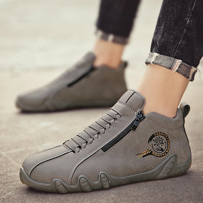 Soft-Sole High-Top Ankle Sneakers