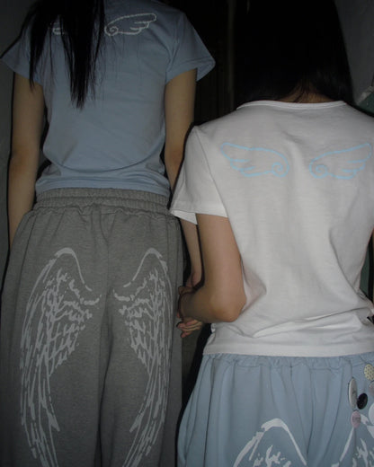 Flared Cross Pants
