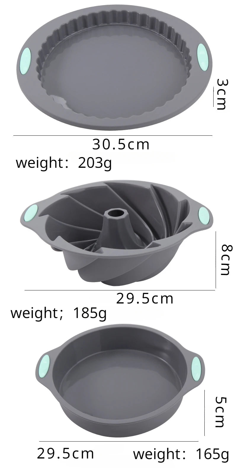 Silicone Pan Set Bread Muffin