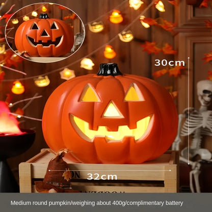 Glowing Pumpkin Lantern Decor