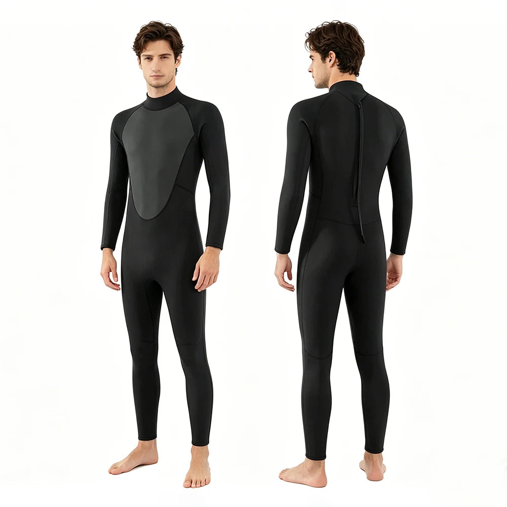 3MM Neoprene Zipper Diving Wetsuit