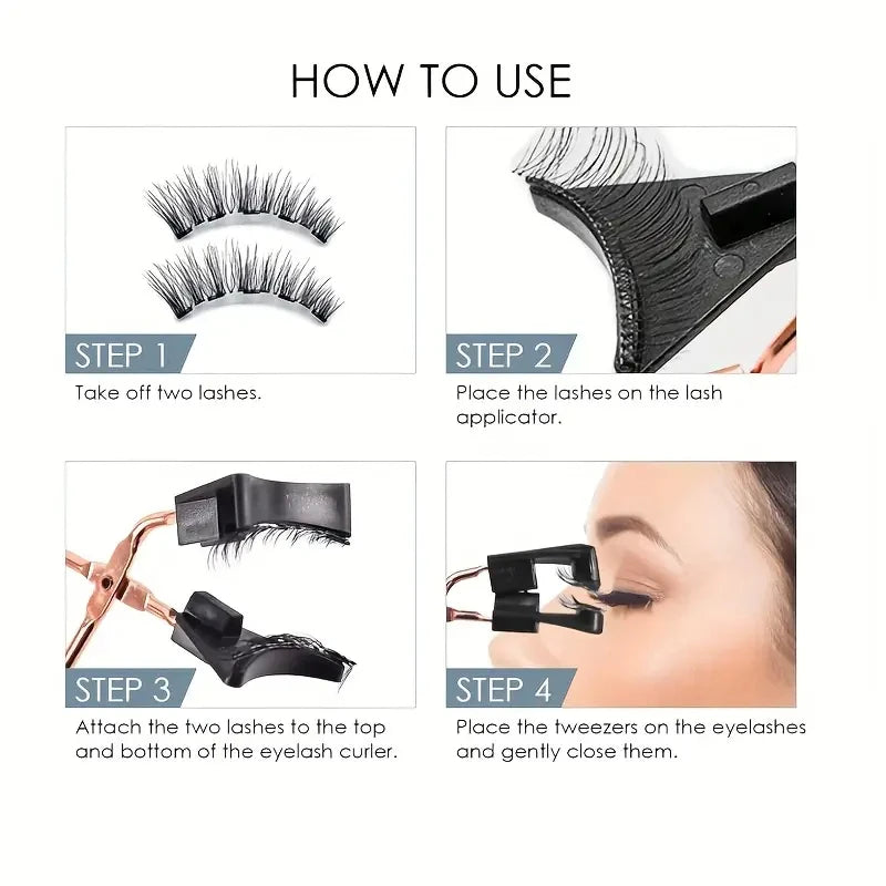 Magnetic Natural Long Eyelashes