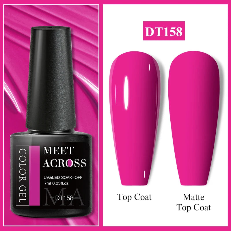 MEET ACROSS Matte Gel Polish