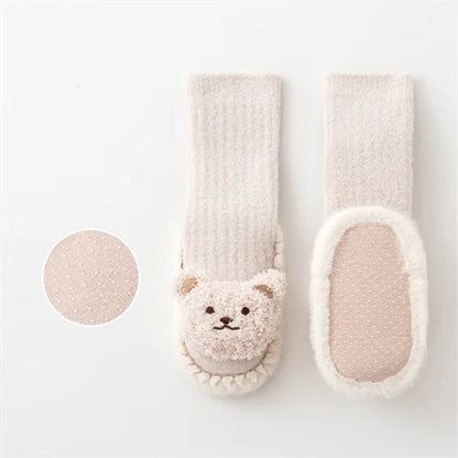Cartoon Bear Baby Sock Shoes