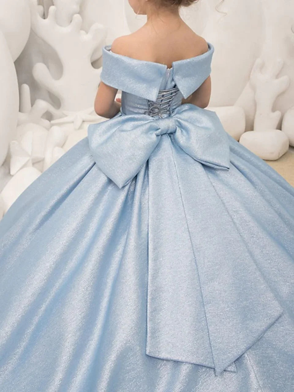 Princess Cotton Flower Girl Dress