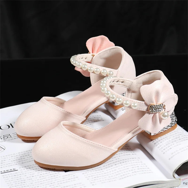 White Leather Mary Jane Shoes