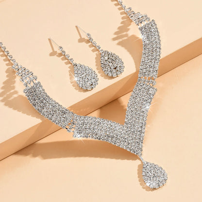 Rhinestone Jewelry Set