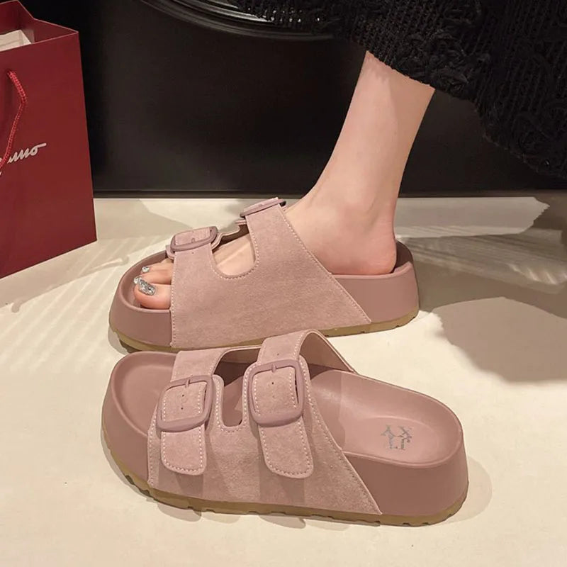 Retro Buckle Platforms