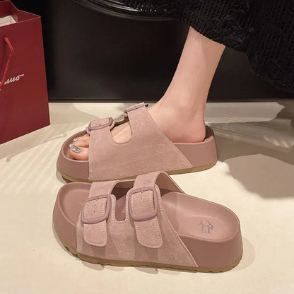 Retro Buckle Platforms