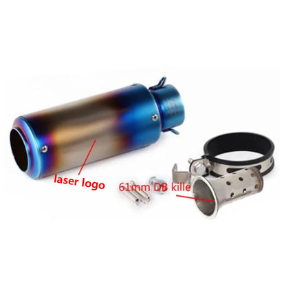 Universal 51/60mm Carbon Fiber Exhaust Muffler DB Killer