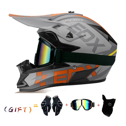 VGV Three-Piece Off-Road Motocross Helmet