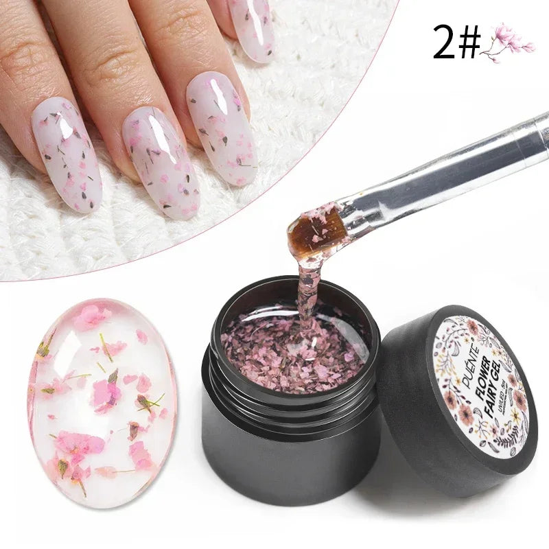 PUENTE Glitter Poly Nail Gel