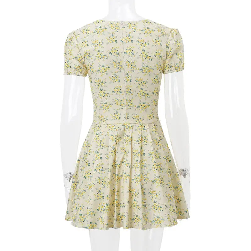 Lace-Up Summer Dress
