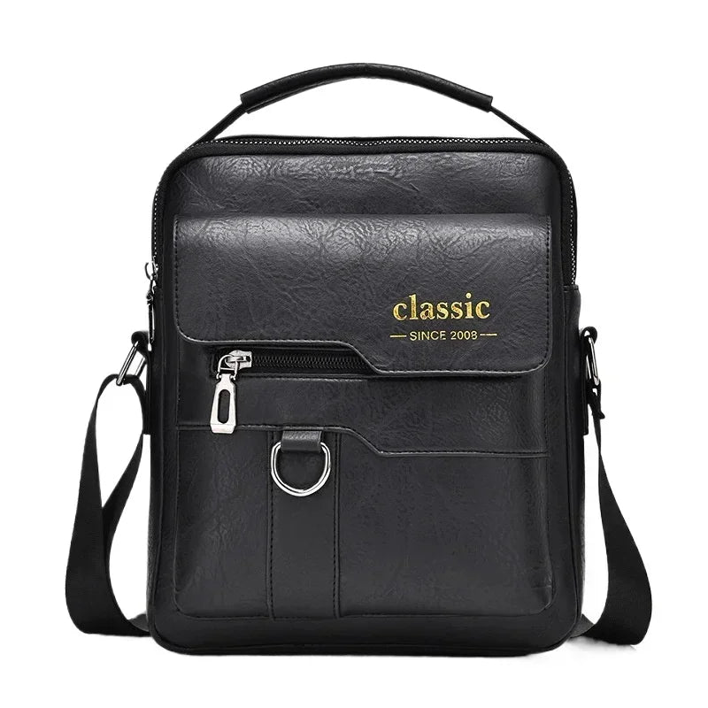 PU Leather Crossbody Tote Bag
