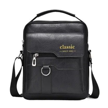 PU Leather Crossbody Tote Bag