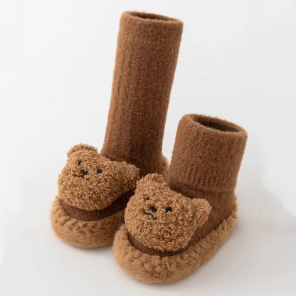 Cartoon Bear Baby Sock Shoes