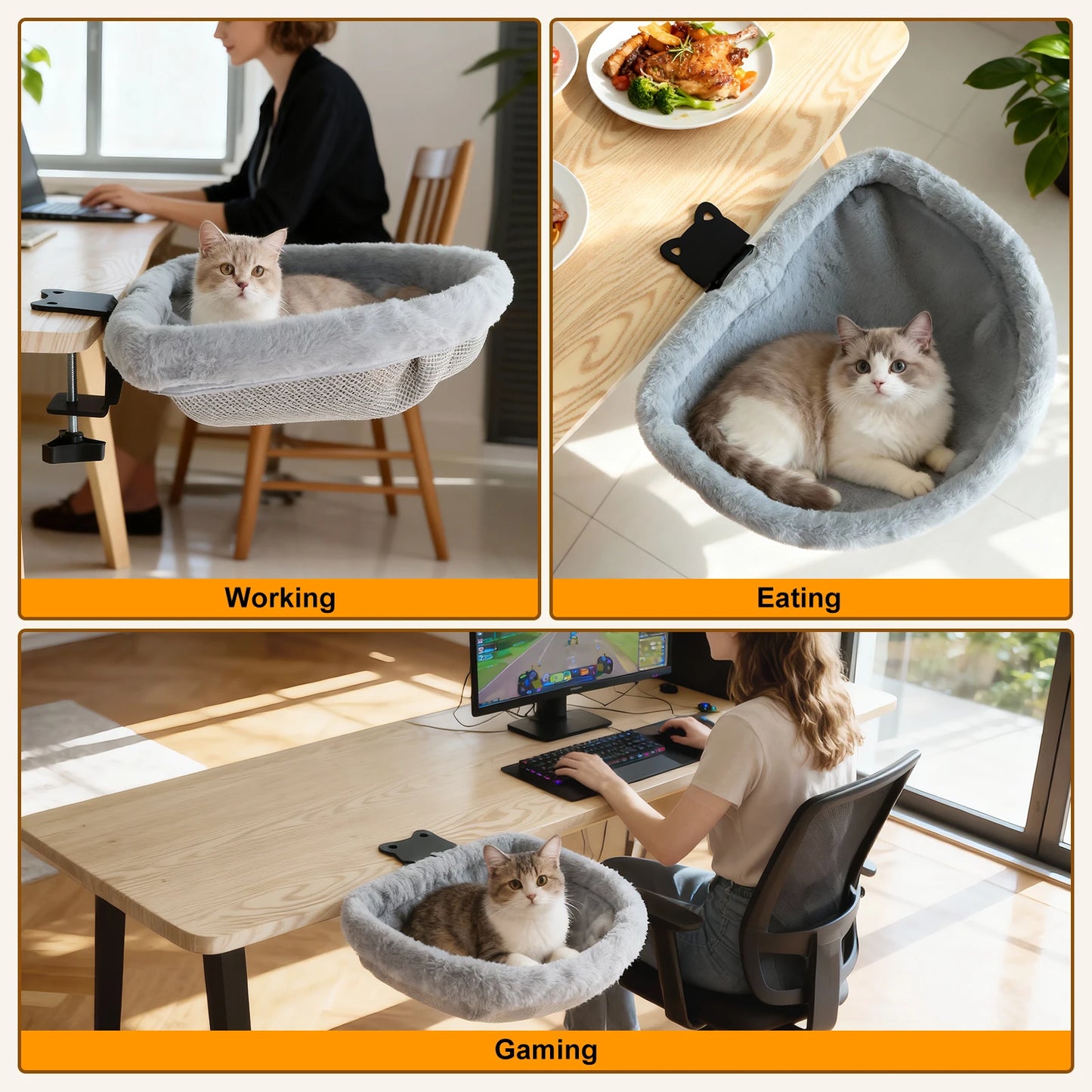 Cat Desk Bed Hammock