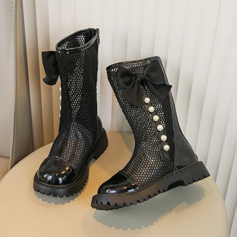 Zip-Up Long Boots