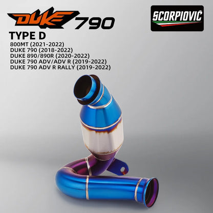 KTM Duke 790/890 Exhaust Mid-Link Pipe