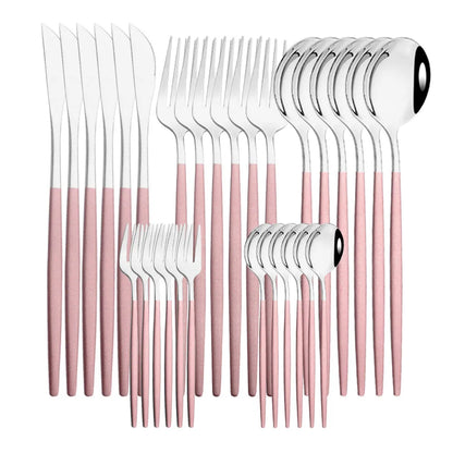 Metal Western Solid Set Pink