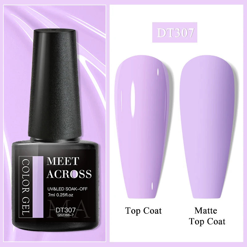 MEET ACROSS Matte Gel Polish