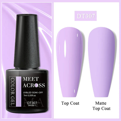MEET ACROSS Matte Gel Polish