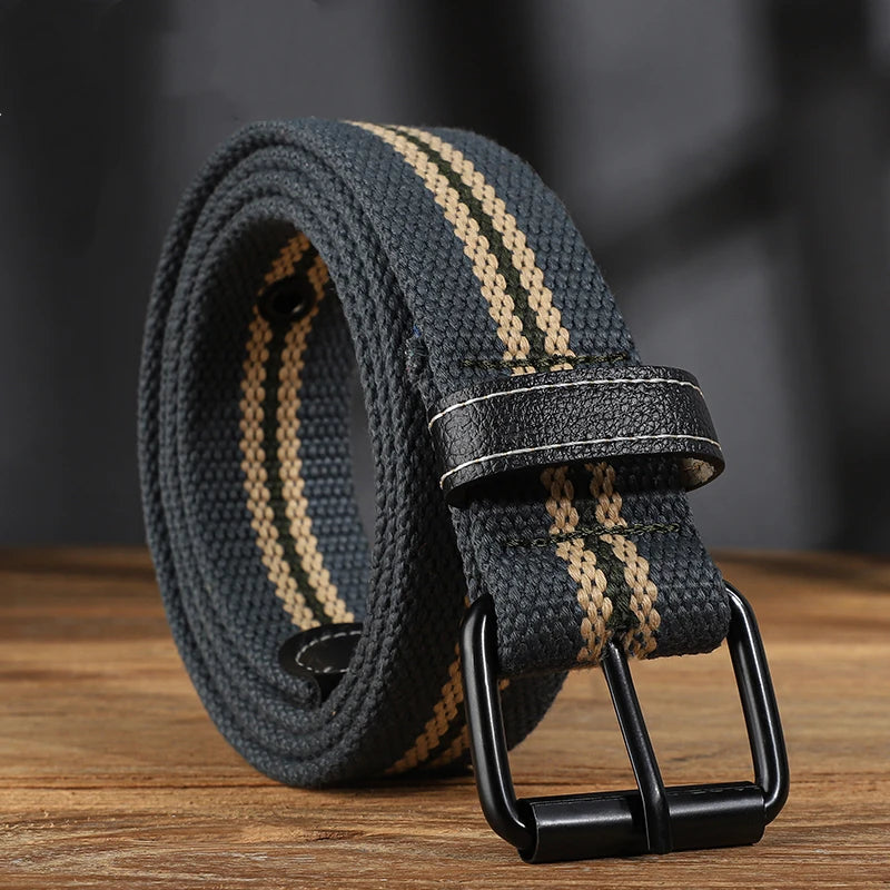 Extended canvas belt