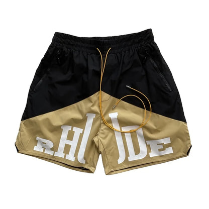 Letter Print Hip-Hop Beach Shorts