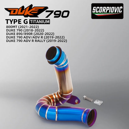 KTM Duke 790/890 Exhaust Mid-Link Pipe