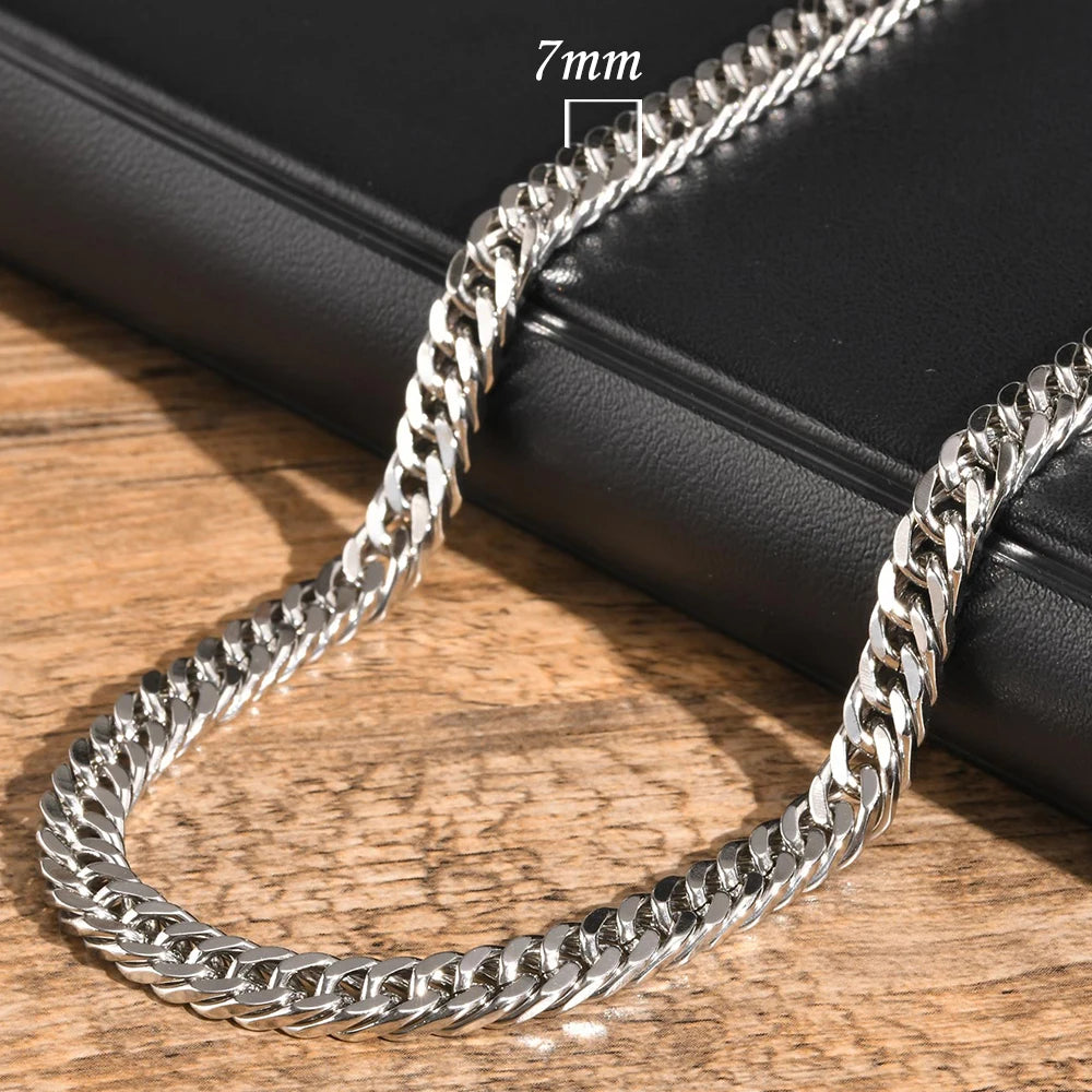 High Stainless Round Cuban Chain Daily