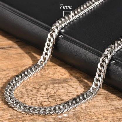 High Stainless Round Cuban Chain Daily