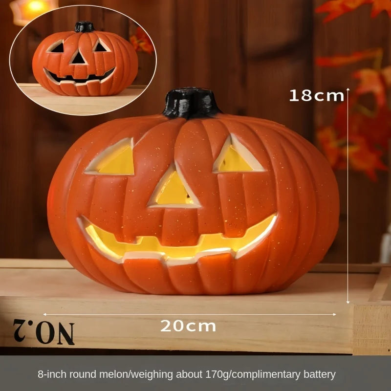 Glowing Pumpkin Lantern Decor