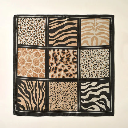 68cm Leopard Printed Square