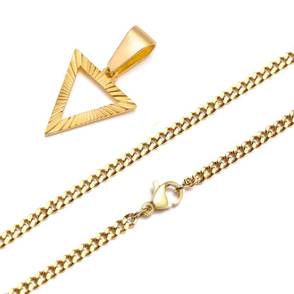 Metal Round Stainless Necklace Party