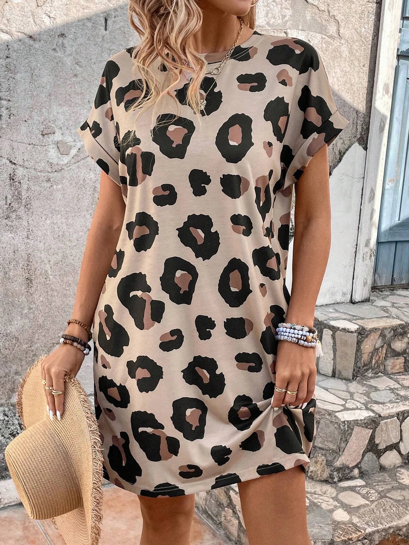 Geometric Plus-Size Dress