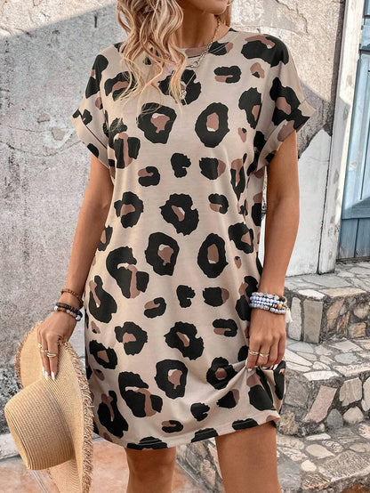 Geometric Plus-Size Dress