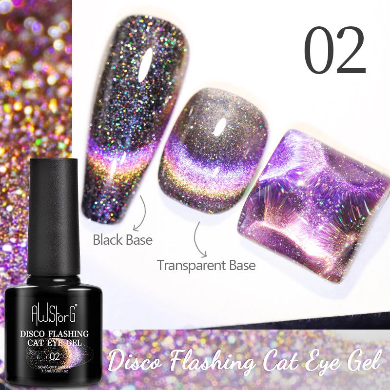 Pink Cat Eye Gel Polish